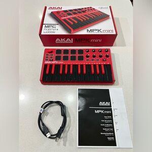 AKAI Professional MPK Mini Compact Keyboard And Pad Controller.